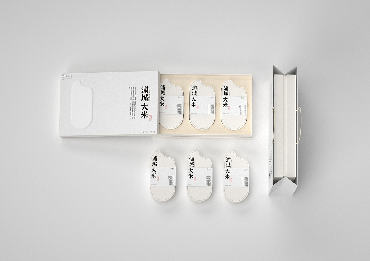 农产品礼盒设计/大米包装设计