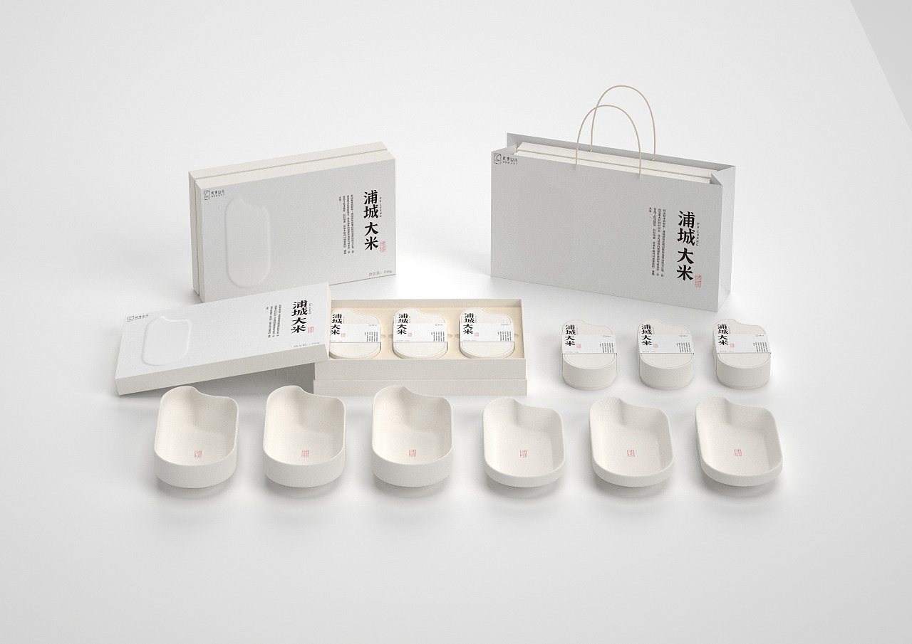 农产品礼盒设计/大米包装设计
